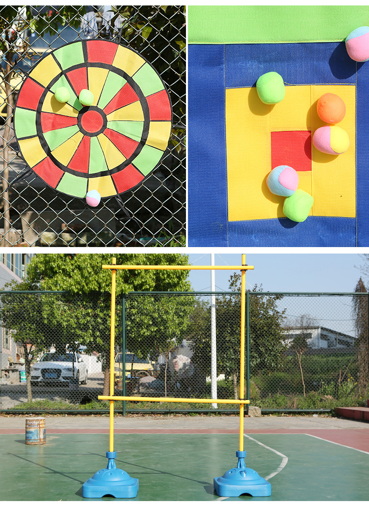 儿童投掷粘球靶幼儿园飞镖盘感统训练器材子户外运动粘靶盘玩具 圆形