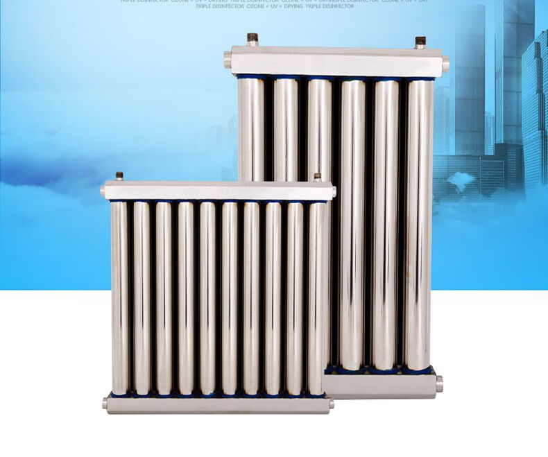 多乾华 换热器 卫生间家用热交换器304不锈钢过水热暖气片地暖储水式