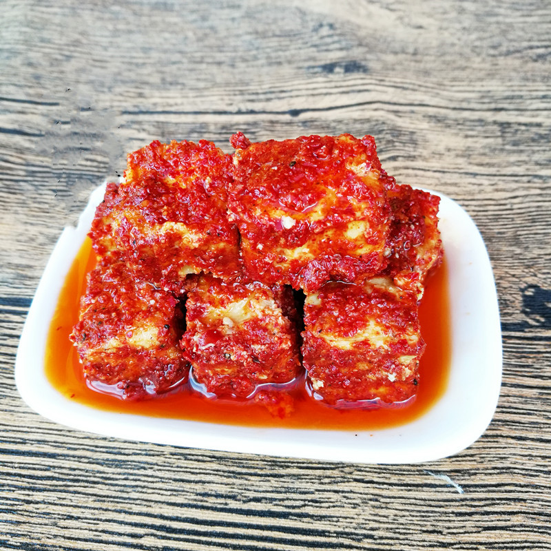 湖南腐乳攸县豆腐乳世纪红香辣腐乳下饭菜1000克