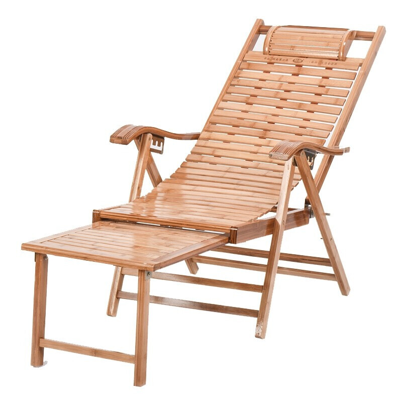 竹躺椅折叠竹子竹摇椅躺椅摇摇椅阳台逍遥椅午休午睡椅休闲老人椅实木