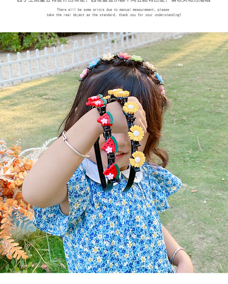 儿童编发发箍夏天韩版不伤头女童宝宝头箍小女孩碎发夹子发卡头饰兔子