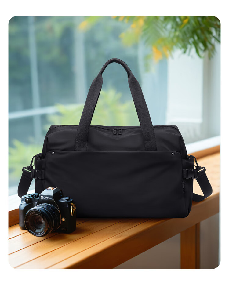 GOLF Travel Bag for Women, Large Capacity Luggage Bag for Business Trips, Sports And Fitness Bag, Handheld Yoga Bag, Shoulder Crossbody Bag with Separate Shoe Compartment 19
