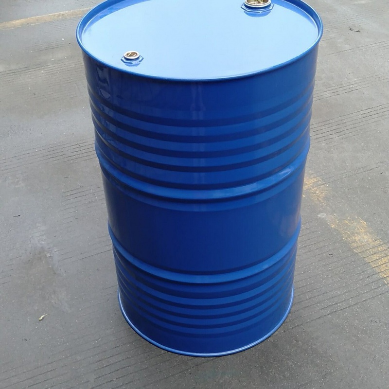 大铁桶各种颜色烤漆闭口道具装饰全新大油桶化工桶 200升天蓝色【图片