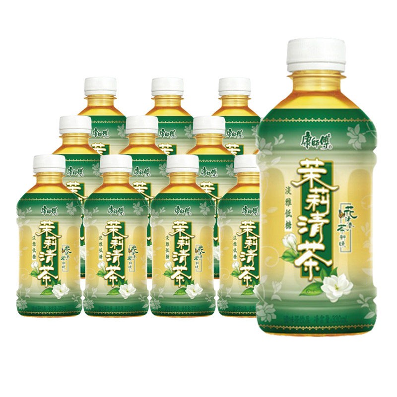 康師傅茉莉茶多口味330ml*12小瓶裝整箱飲料茉莉柚茶清茶飲品批發