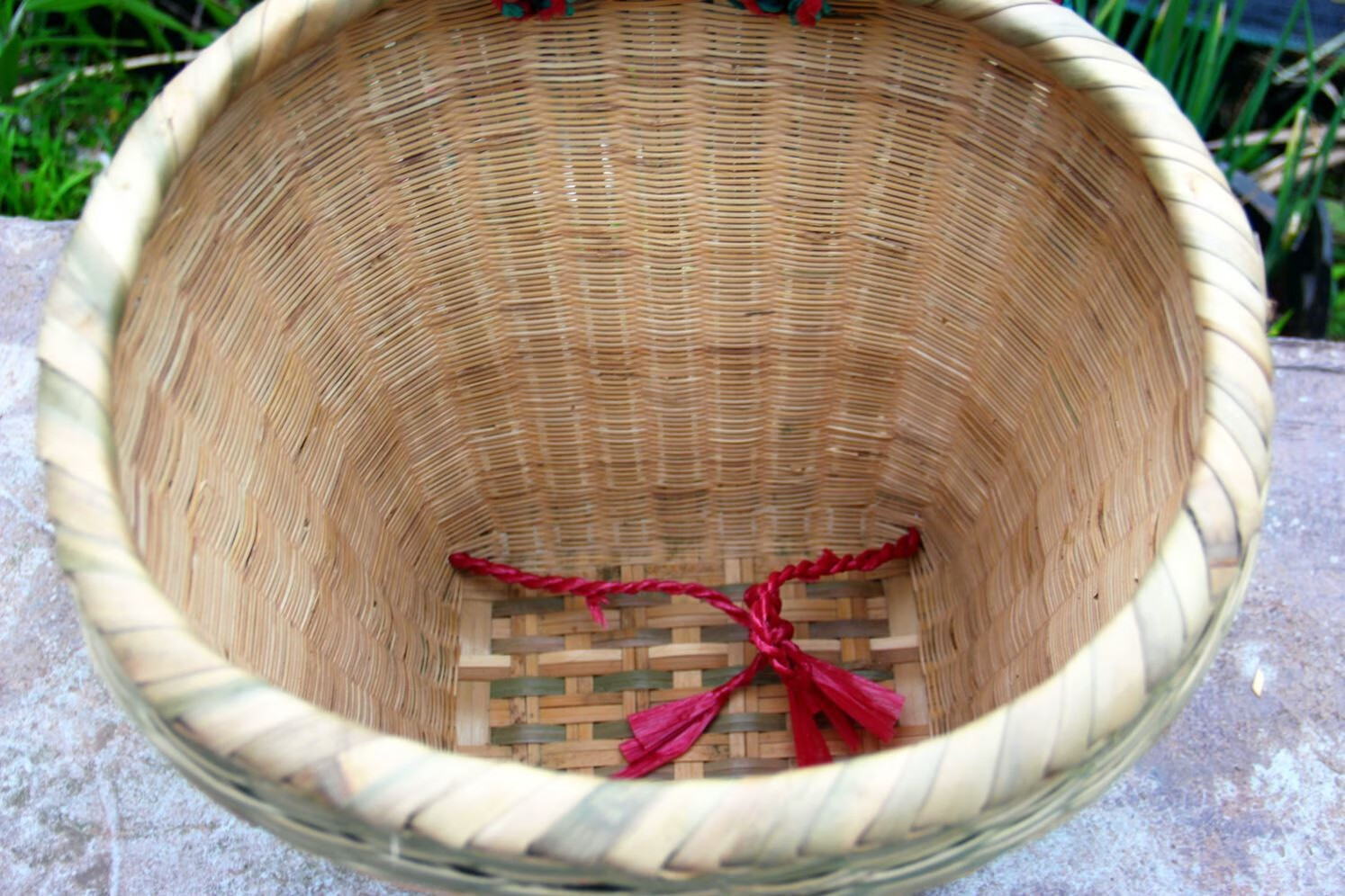 陶敏 背篓 竹编大人 家用背筐 背兜 背箩 采茶收纳筐 背框 轻便农用