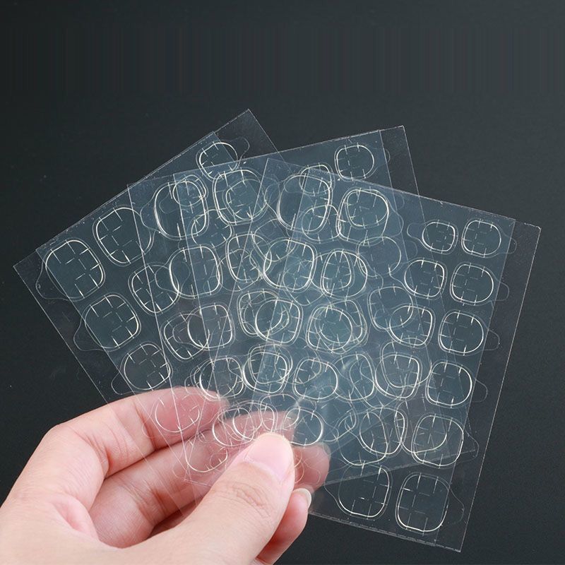 美甲果冻胶双面防水果冻胶贴穿戴甲片指甲胶水假指甲背胶贴片可卸极粘