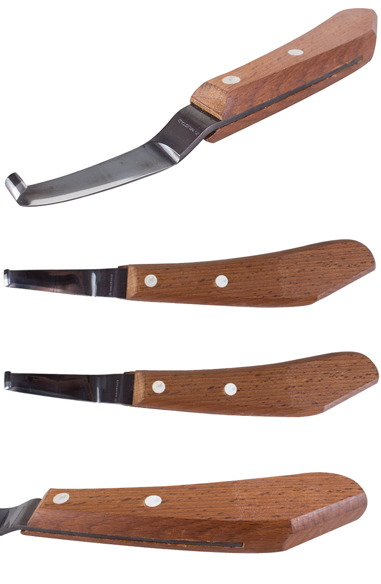 修马蹄用 蹄刀 右手刀 修蹄工具 马术装备 洛奇马具8703061 深灰色