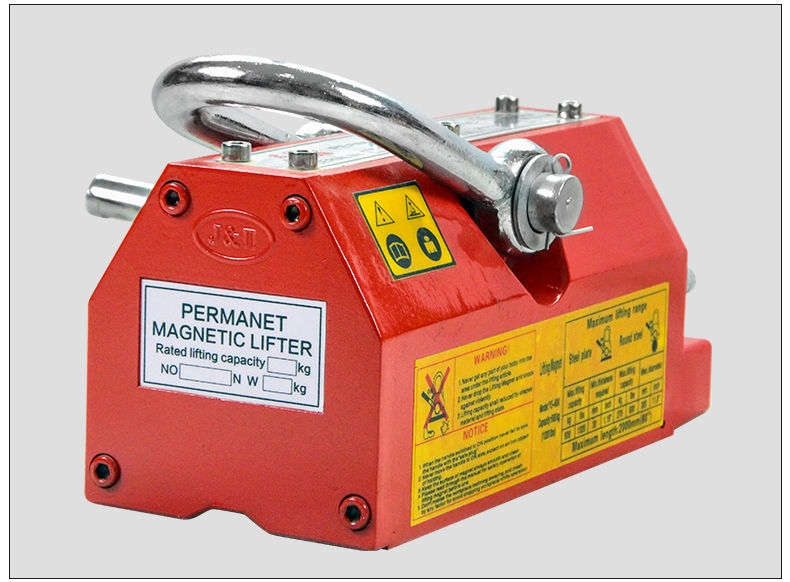 磁力吊600kg永磁起重器1t3600kg磁盘吸盘2吨强力圆钢磁铁起重器经济款