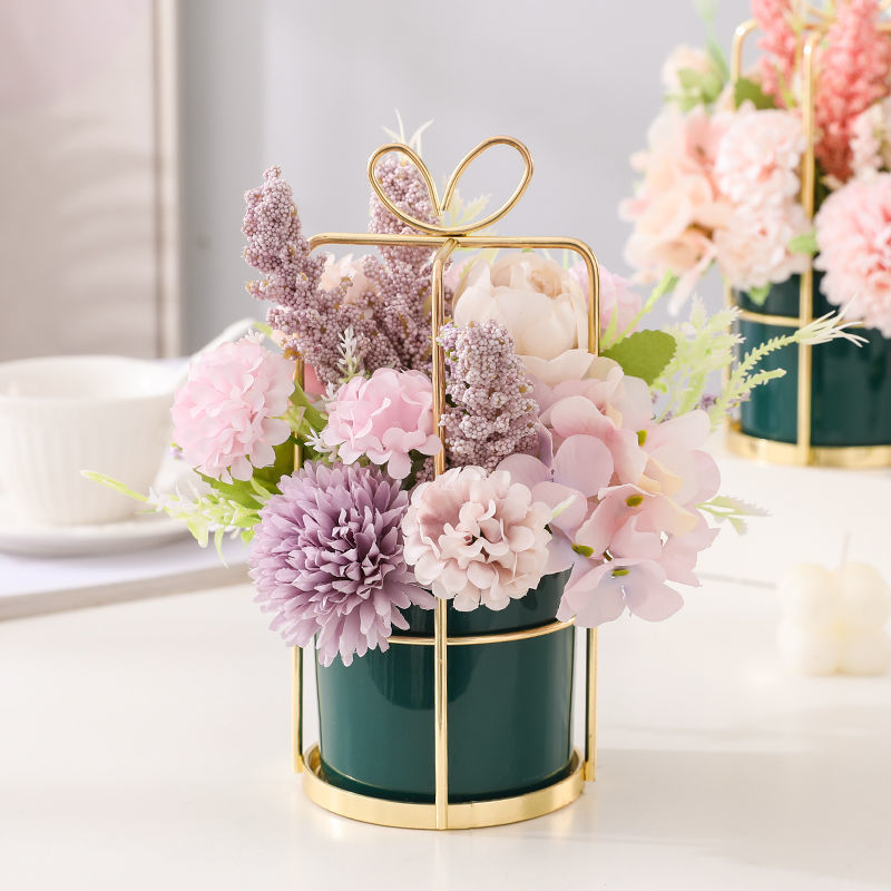 假花仿真花摆件装饰客厅餐桌茶几花艺用品室内家居小花束摆设向日葵金