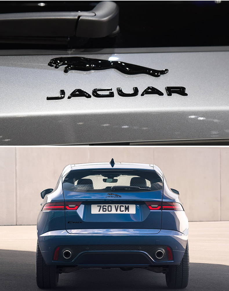雷静 适用于新款捷豹xe xf xjl f-pace后尾箱标志豹子车标 jaguar英文