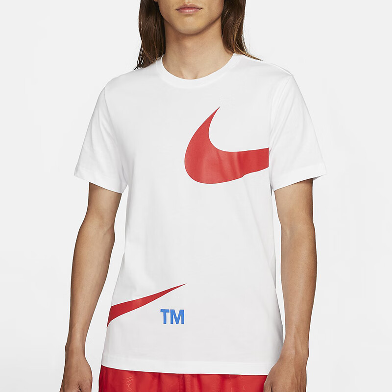 nike耐克t恤男装大logo时尚篮球训练运动服休闲透气圆领短袖t恤dd