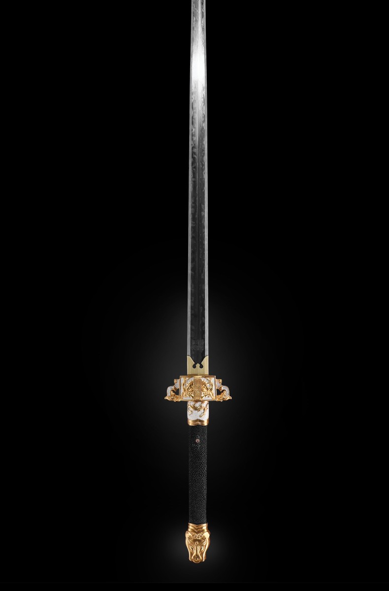 火焰纹八面汉剑查长伟大师宝剑经典剑龙泉禾字号宝剑