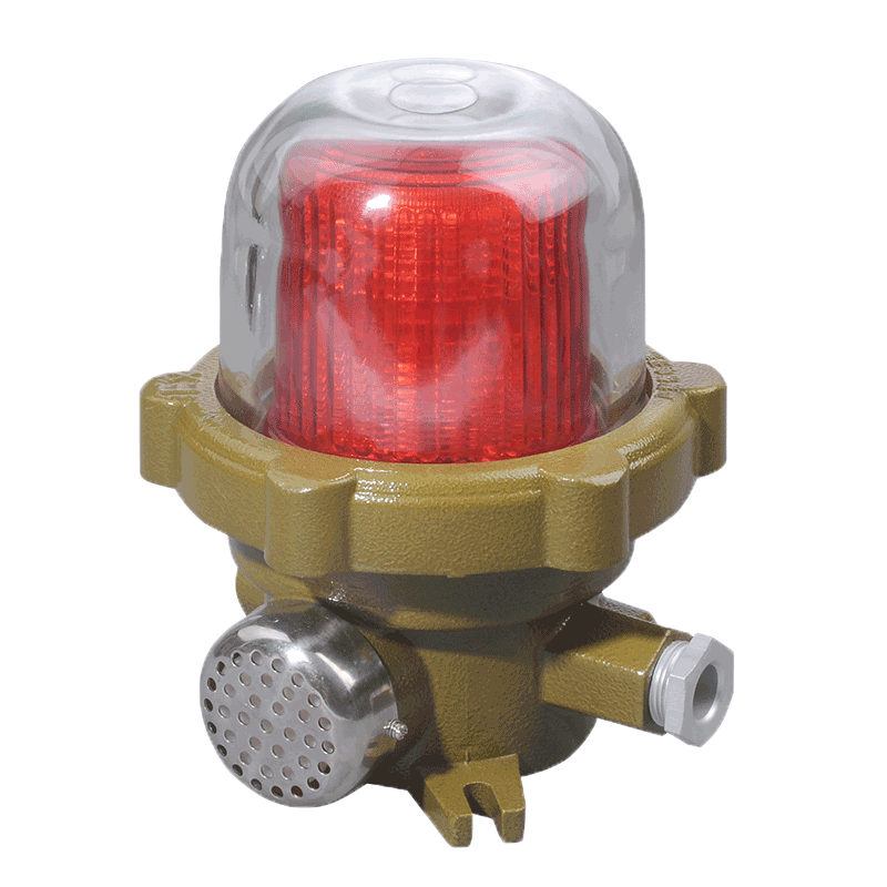 防爆三色声光报警器220v24消防黄绿红警示信号灯 黄绿红三色灯【图片