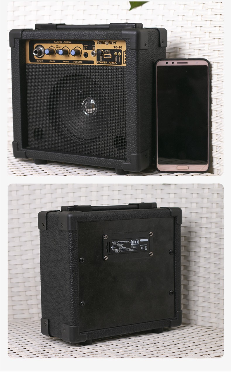 斗牛士电吉他音箱便携式迷你失真专业家用练习多功能电吉他音响