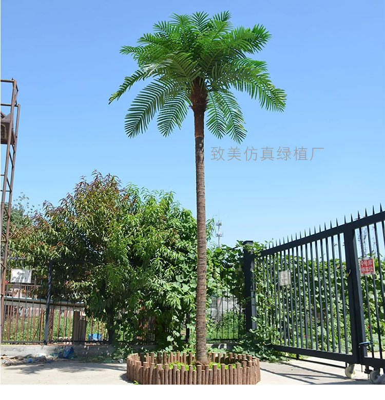 楠花绿坊仿真椰子树叶片棕榈树葵扇叶芭蕉叶香蕉绿叶子假树叶道具钢管