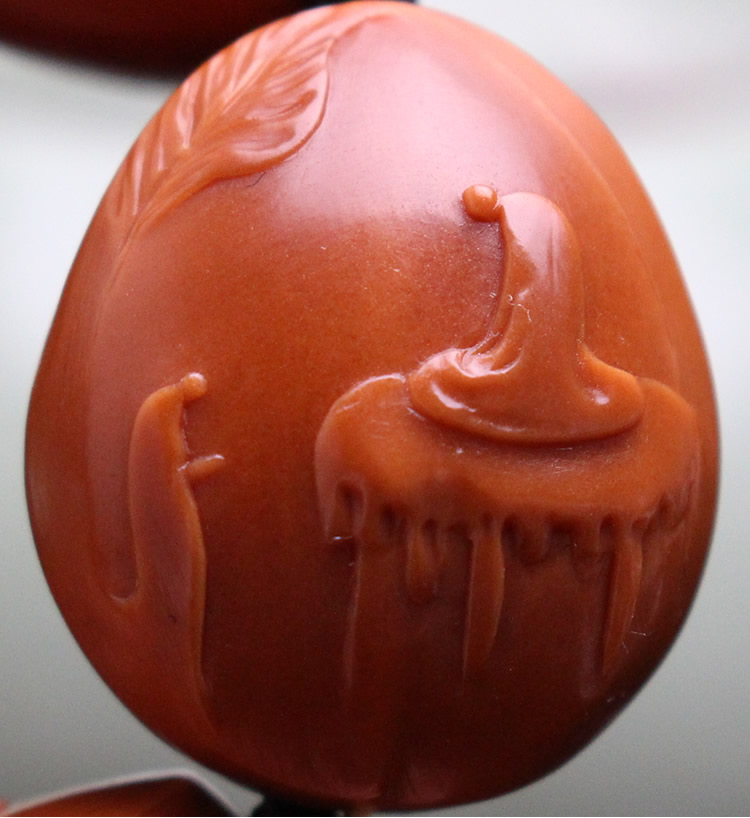 浮雕无相佛橄榄核雕手串苏工名家纯手工雕刻大籽铁核橄榄胡【图片