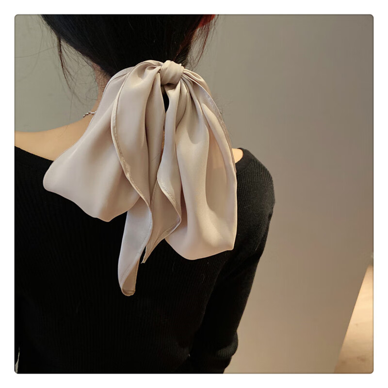 尚佐旬尼 法式发带百搭复古丝巾女小长条丝带装饰飘带ins风扎头发绑发
