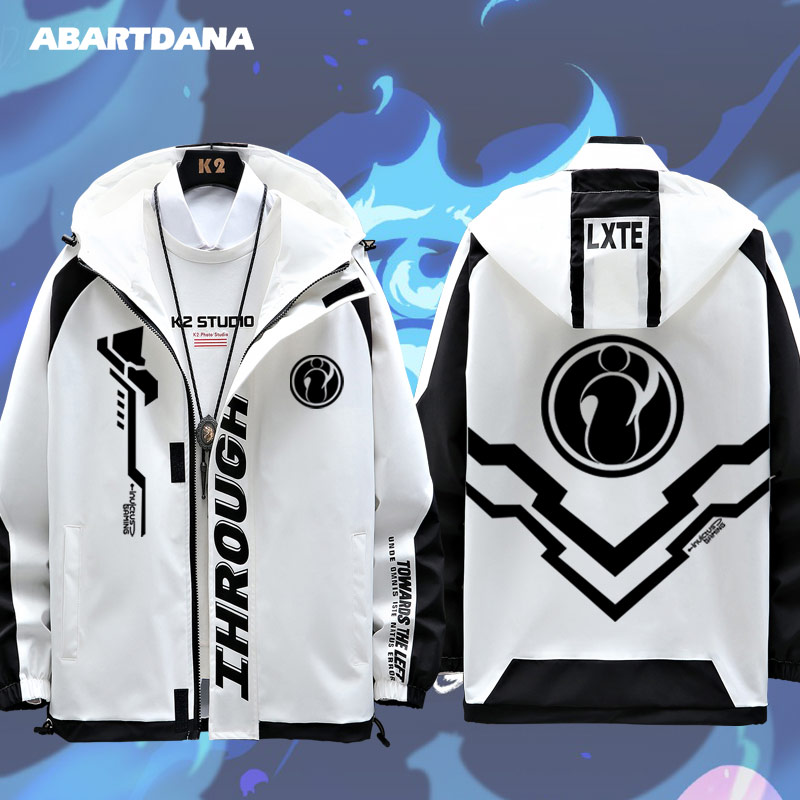 ig战队队服电竞游戏时尚夹克外套帅气男女潮流情侣衣服 黑5 l【图片