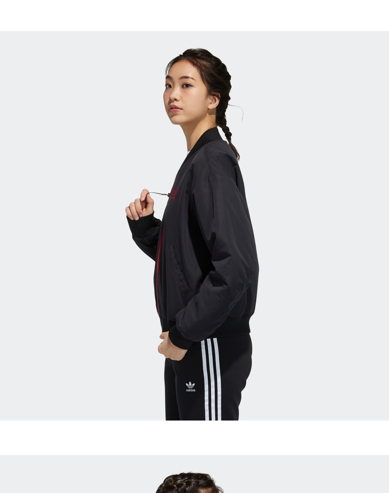 adidas阿迪达斯三叶草官方网女装运动服舒适休闲外套棉服gn9071xs