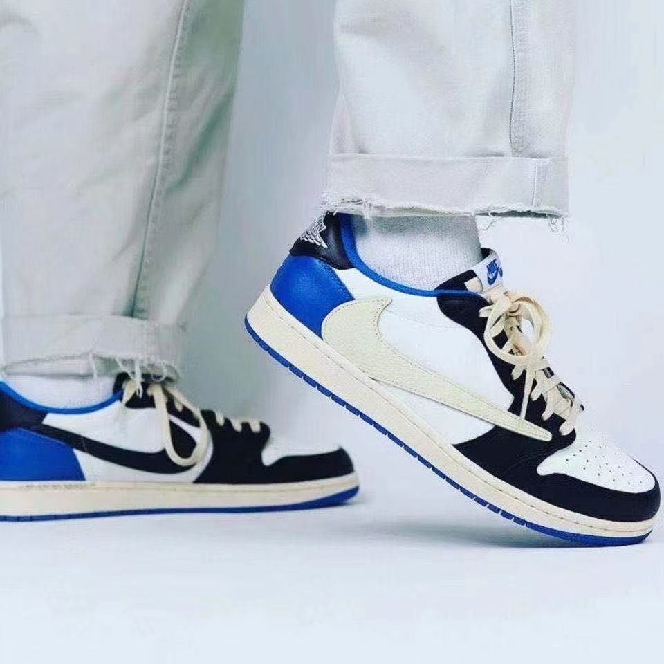 aj1篮球鞋aj1倒钩藤原浩ts三方联名板鞋男鞋运动鞋低帮女鞋高帮 高帮