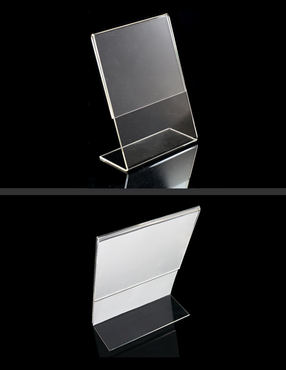 xybp l型台卡展示牌亚克力桌牌支付台牌标价牌餐厅菜单架酒水牌牌a5