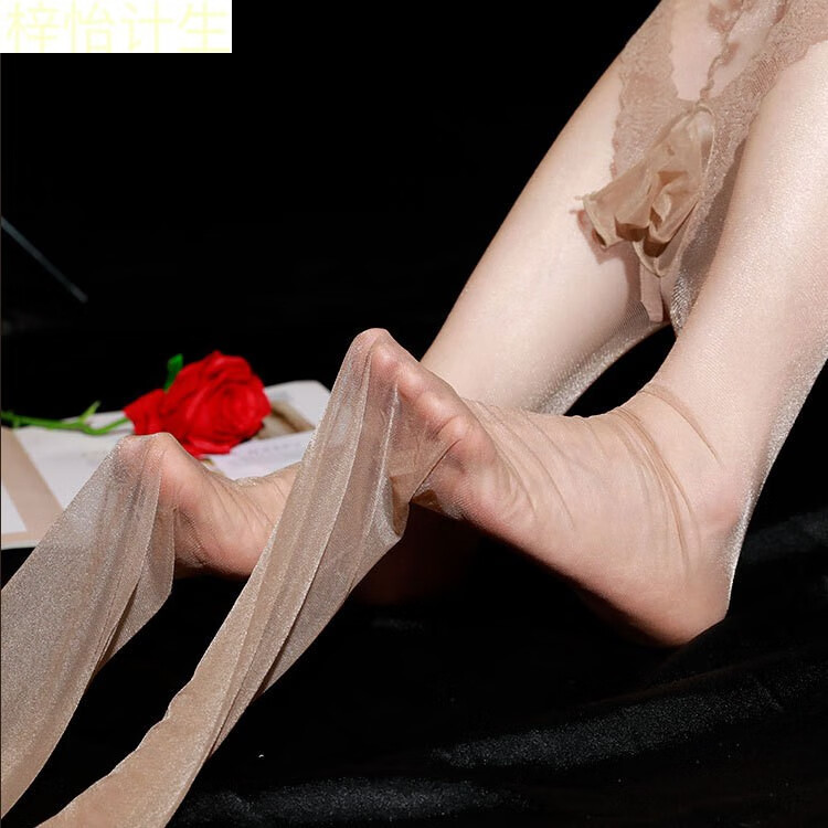 一线档3d薄透明隐形情趣男袜子情趣男内衣伪娘深肤色j开口100160斤