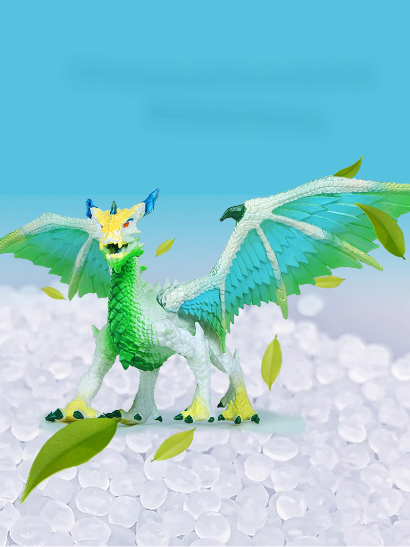 双头龙玩具 仿真动物模型儿童玩具西方怪兽魔兽飞龙恐龙模型精美礼品