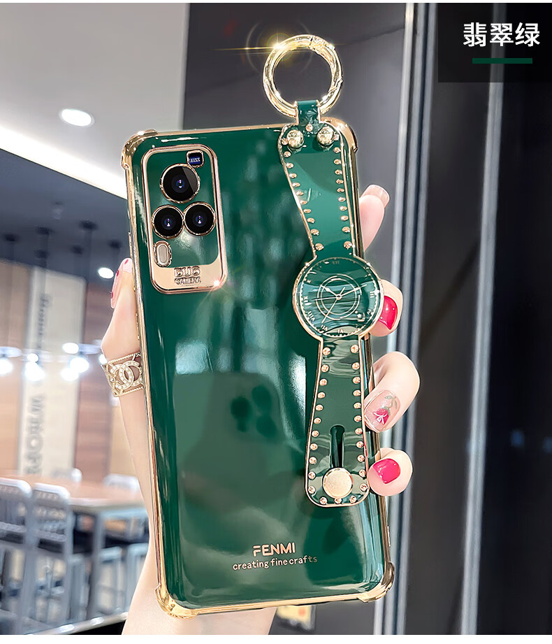 驻季vivox60手机壳全包镜头x60pro高档电镀创意x60por曲面屏防摔全