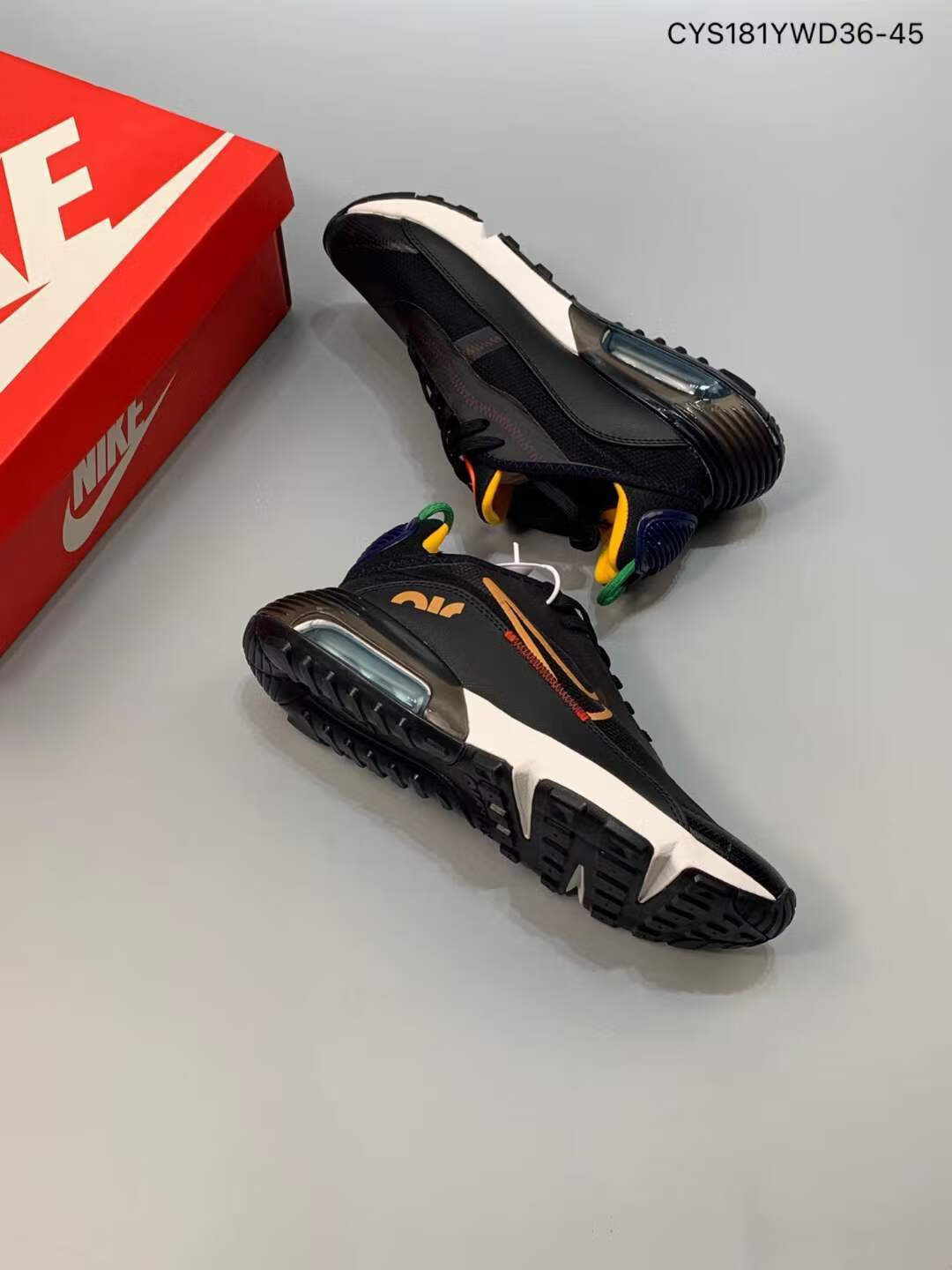 【自营官方旗舰店】airmax2090白灰黑粉白蓝色王一博同款大气垫男女
