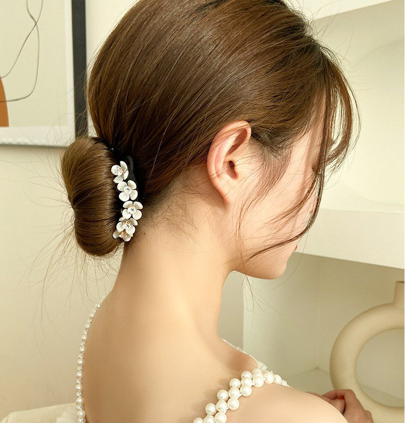 朋趣2021新款网红丸子头马尾盘发器女韩国懒人编发发夹盘头发神器饰品