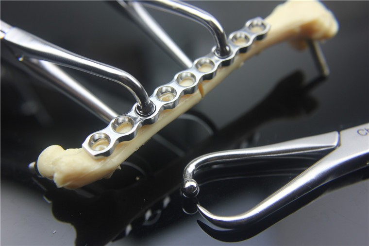 小动物骨科手术器械医用球头点状压接骨板复位钳尖头圆头复位器宠物