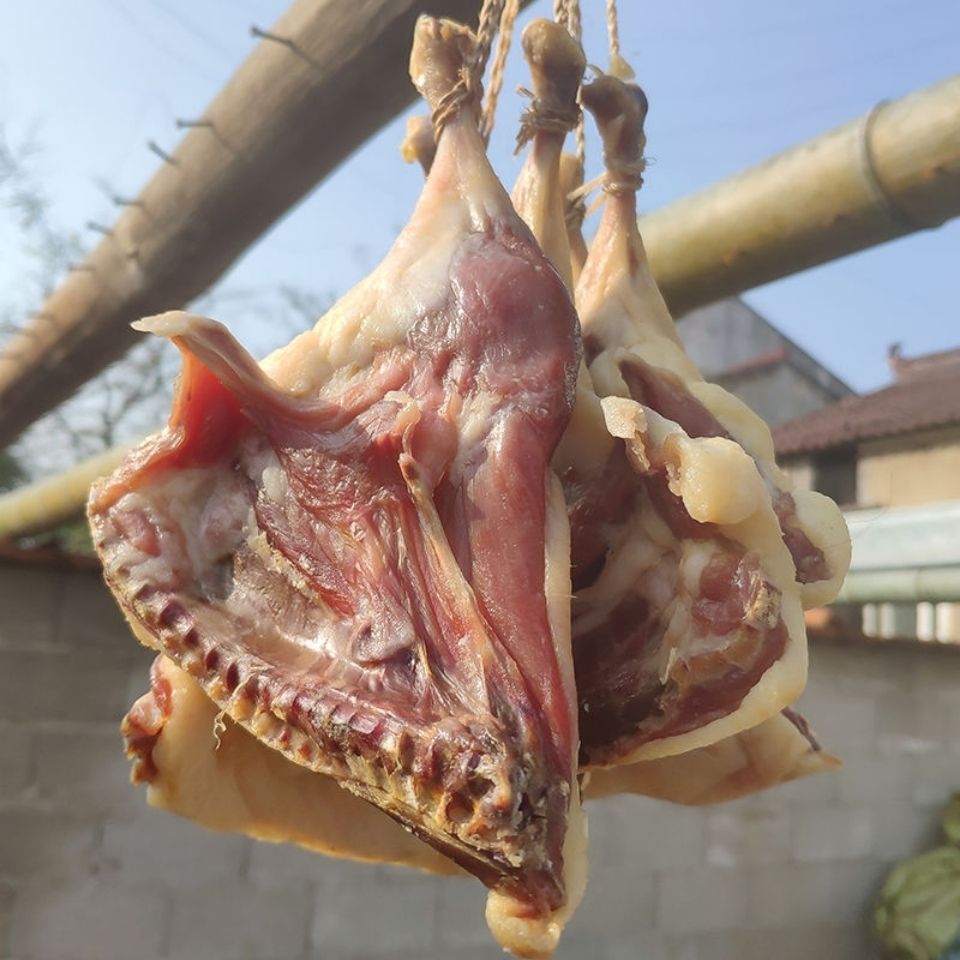 真空干鸭腿风干腊鸭腿咸鸭腿农家土腊肉咸肉江西特产买二送一发三只约