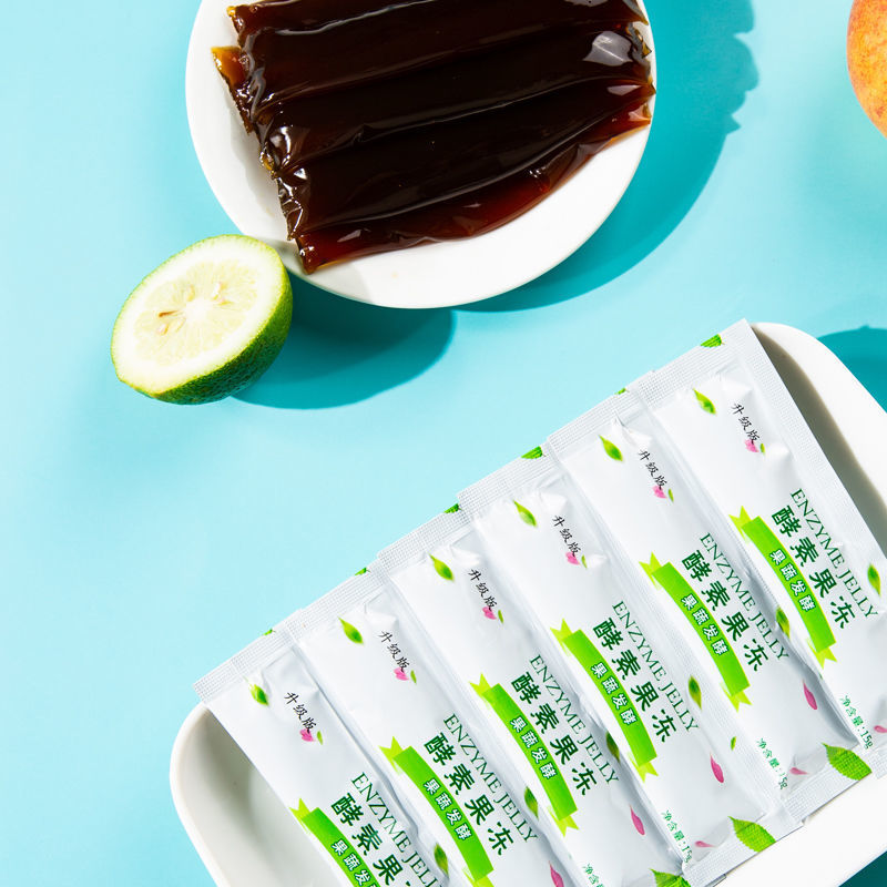 益生元果蔬酵素果冻条酵素粉即食便携清油排便孝肥素果冻菌梅酵素果冻