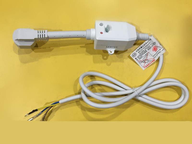 漏电保护插头带线16a电热水器漏电保护器带线连体款10a3线带线