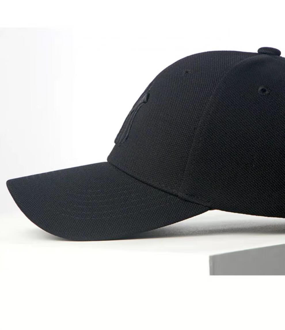 mlb新款my刺绣帽子男女韩版潮时尚鸭舌帽潮牌棒球帽字母大头围显