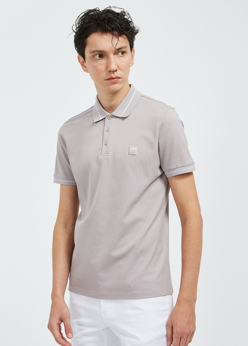 ferre费雷意大利奢侈品男装短袖polo衫男商务休闲翻领半袖t恤绿色