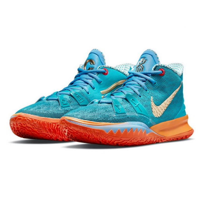 严选好物bebe8耐克nikekyrie7欧文7代运动男子实战篮球鞋蓝红绿cq9