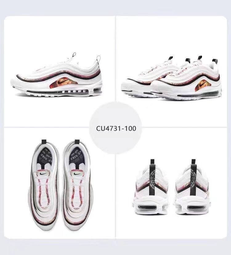 耐克nike同款airmax97全掌气垫运动鞋笑脸圣水男女休闲情侣鞋跑步鞋