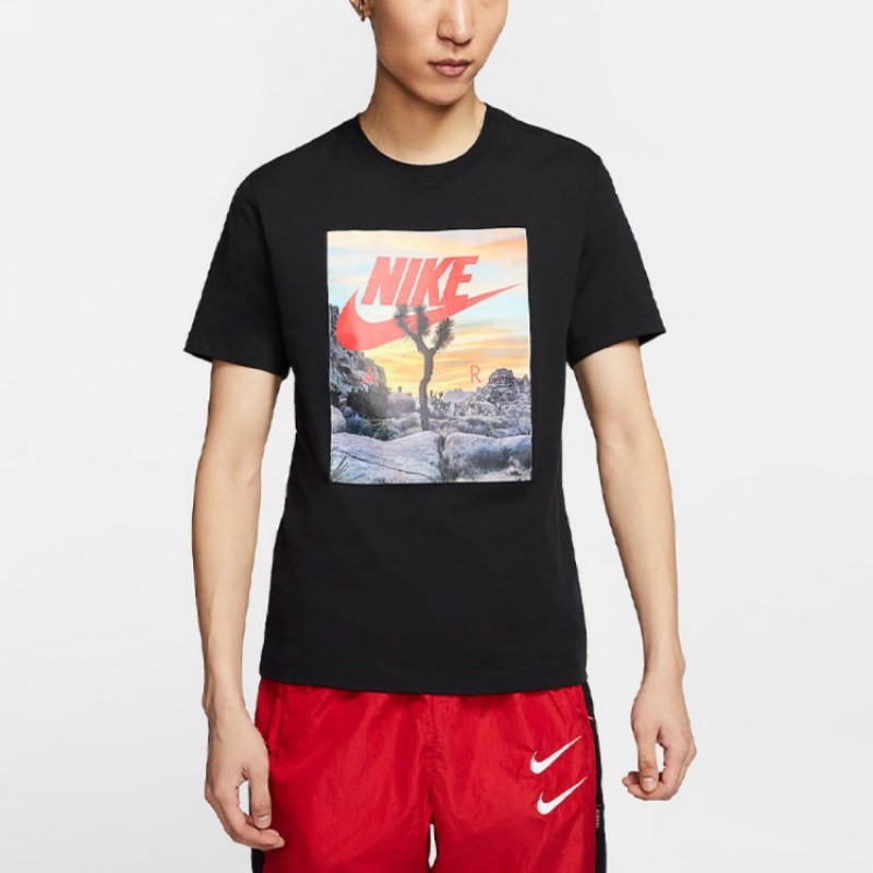 nike耐克t恤男装2021夏季新款swoosh双勾训练运动休闲透气舒适圆领