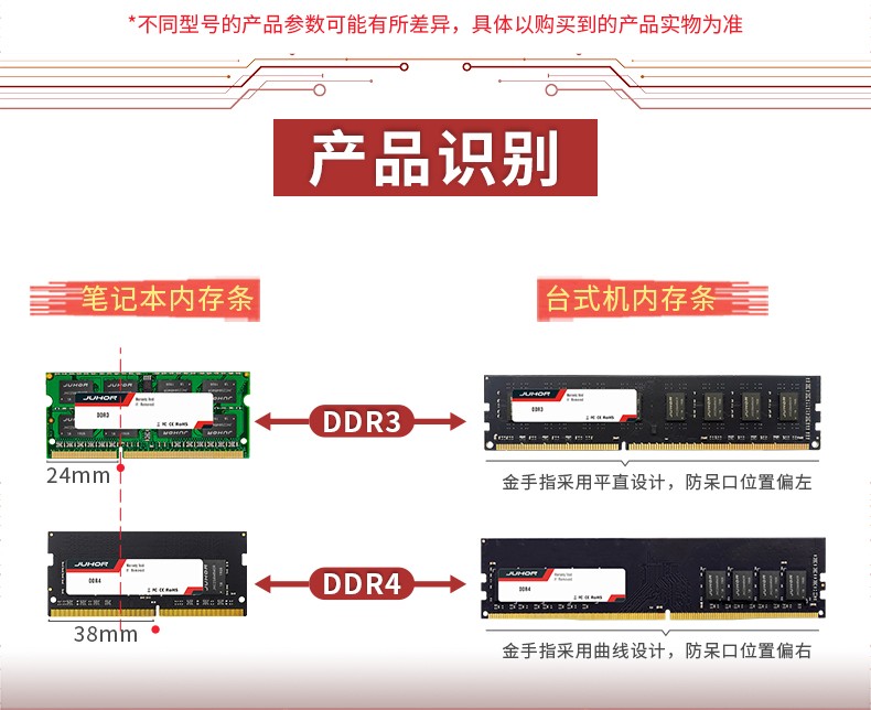 juhor玖合ddr4台式机内存条360016g8gx2套装星辰系列