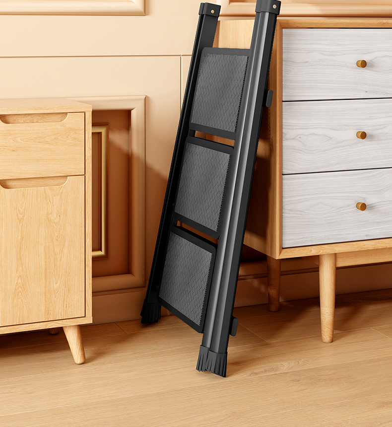 家用小梯子梯子家用折叠伸缩楼梯可登高多功能人字梯爬梯搬家轻便三步