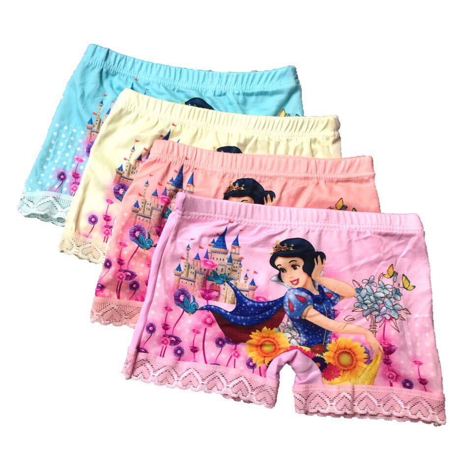 搭啵兔24条装内裤卡通可爱粉色儿童内裤小女孩平角内裤宝宝孩子冰雪