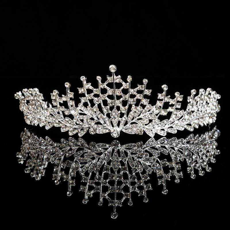 黑色皇冠女十八岁成人礼头饰新娘拍照生日礼物18岁成年王冠帽bg17