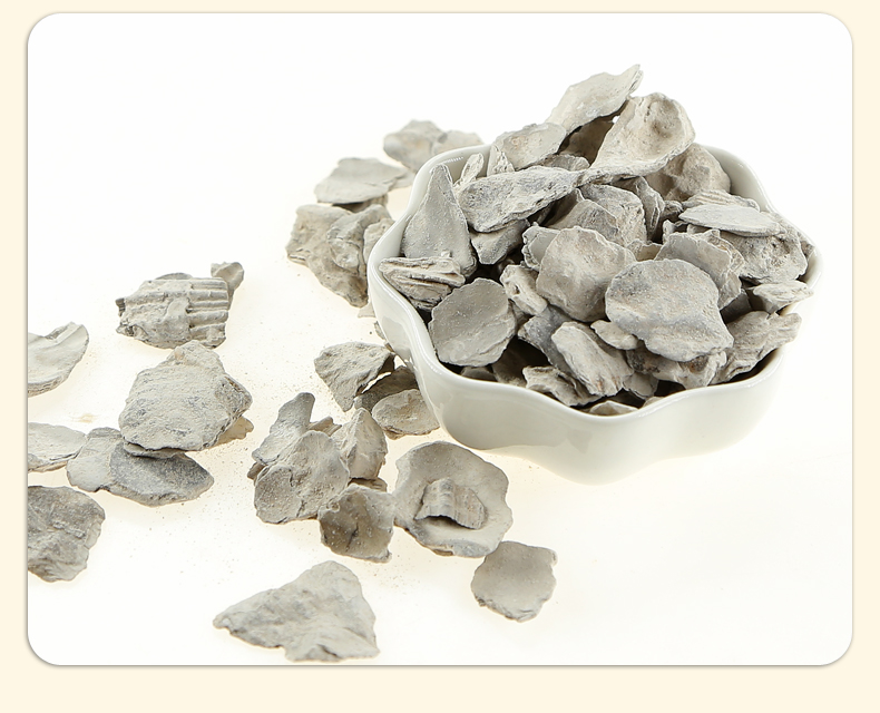 泽信堂煅牡蛎中药材500g克牡蛎牡蛎壳牡蛎片煅牡蛎