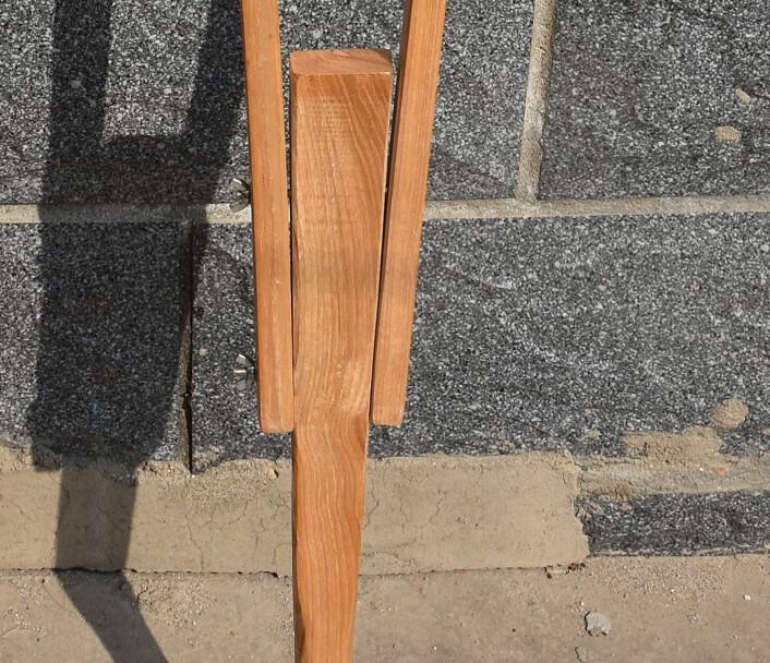 豫北水曲柳实木腋下拐杖残疾人双拐医用木头腋实木加防滑垫中号112132