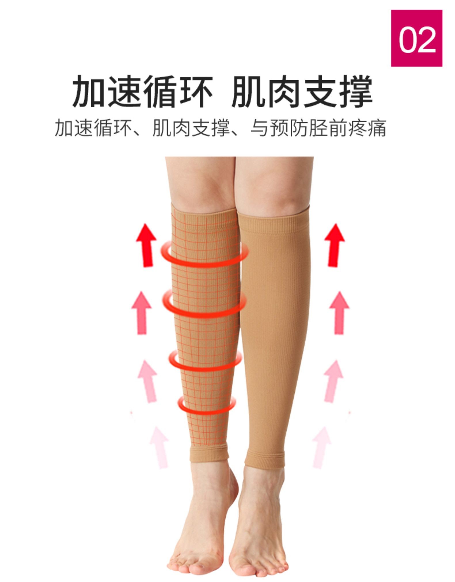 修正同款舒尔美医用防弹力袜女辅助治疗医疗型护款小腿祙夏季薄款静脉