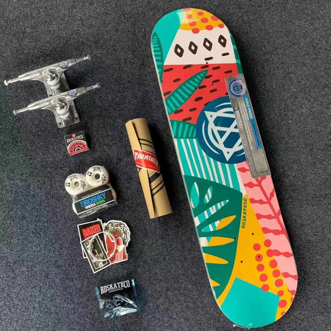 bd滑板西班牙全进口bd nomad 滑板初学者男生青少年新手双翘板 yeah