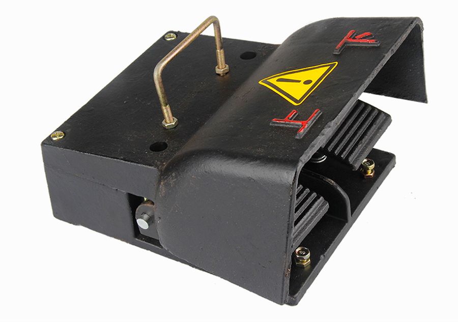 万特弗双脚踏开关防水液压折弯机踏板冲床双踏板开关ydt114zgyde脚踏