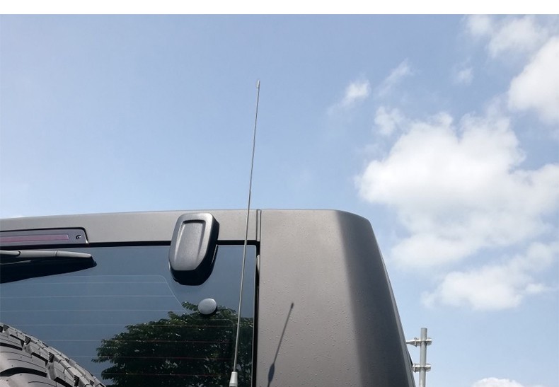 弹簧减震夹边天线苗子汽车配件装饰 改装越野天线夹边天线增强信号