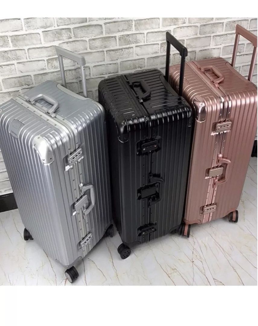 行李箱大容量40寸超礼拉箱32英寸行李箱女密码铝框拉杆箱ins网红旅行